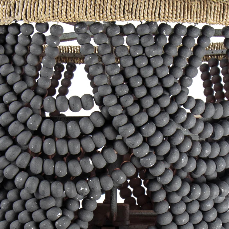 Southern Living Lorelei Wood Bead Chandelier