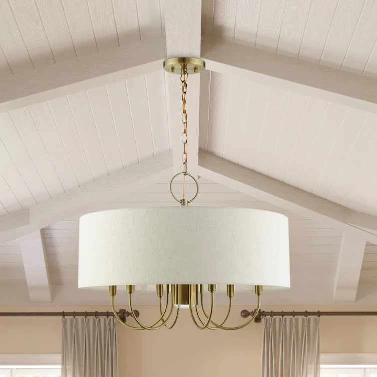 Dovecove Winscombe Shaded Drum Chandelier