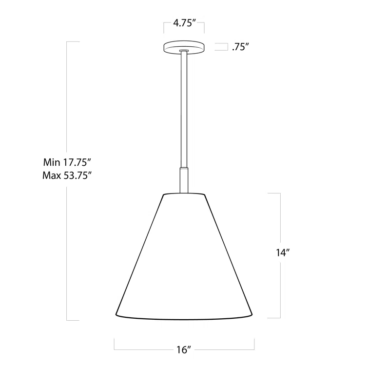 Bluff Outdoor Pendant Light by Regina Andrew - Black
