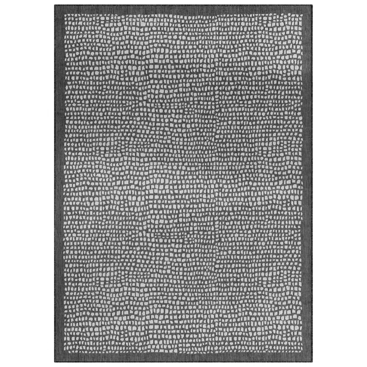 TOMMY BAHAMA Marlin Transitional Indoor/Outdoor Area Rug, Black