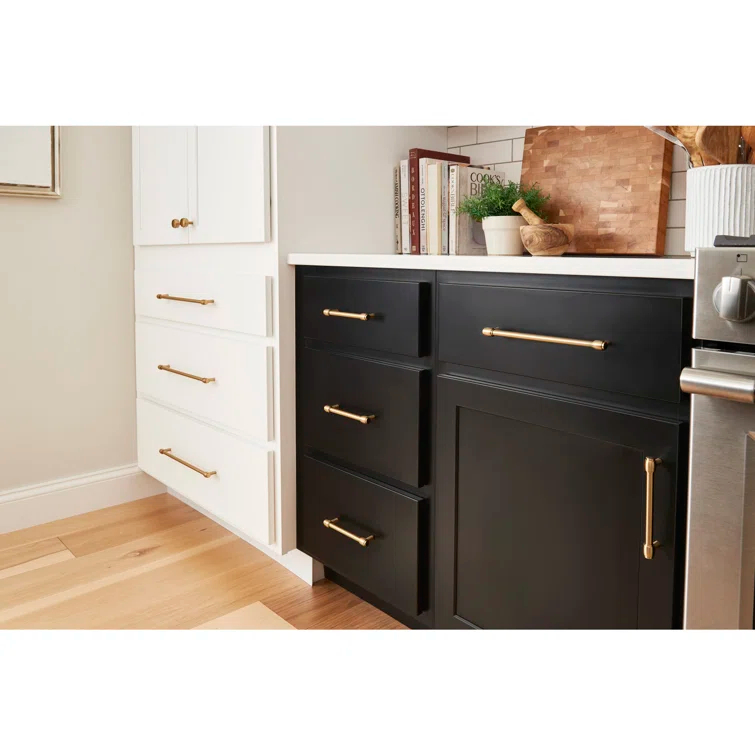 96 Mm Center-To-Center Satin Bronze Hayworth Cabinet Bar Pull