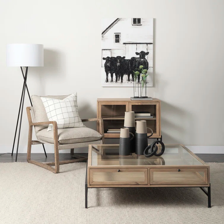 Warner Solid Wood Storage Cabinet