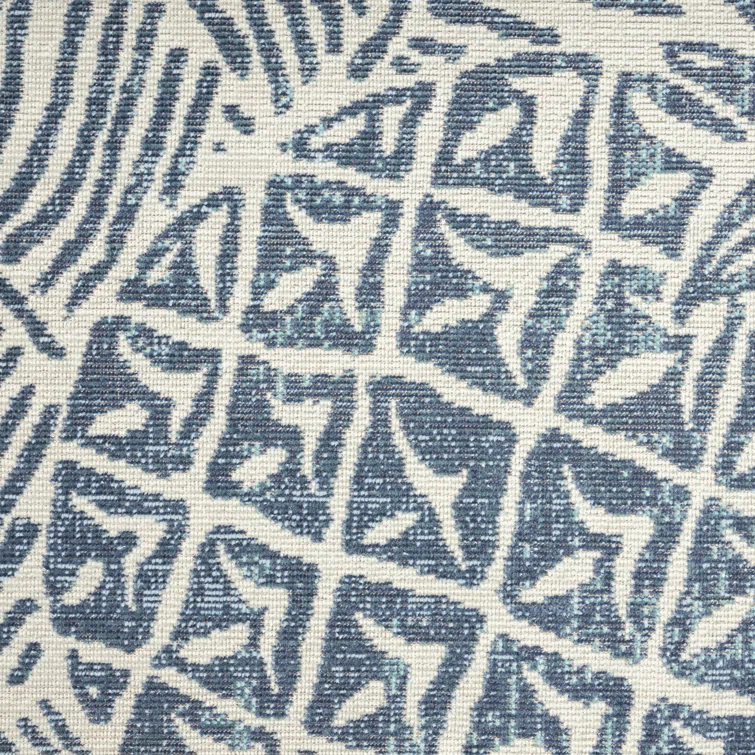 Tommy Bahama Malibu Pineapple Coastal Indoor/Outdoor Area Rug, Ivory/Navy