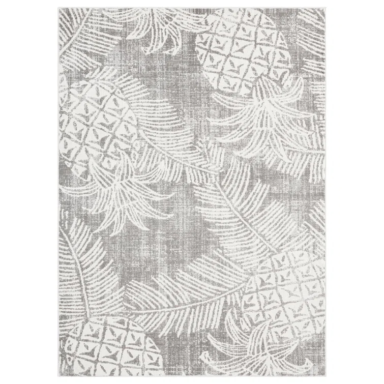 Tommy Bahama Malibu Pineapple Taupe Indoor / Outdoor Area Rug