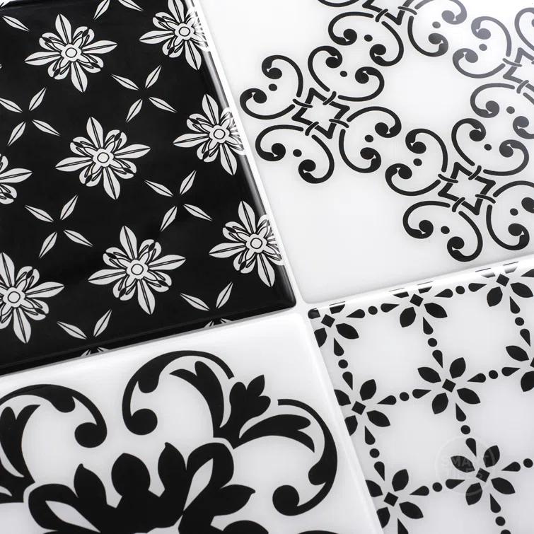 Peel and Stick Gel Backsplash Tile Vintage 9'' x 9''