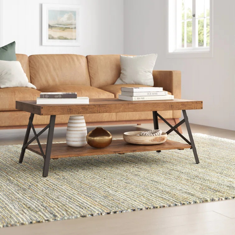 Laguna Solid Wood Top Coffee Table