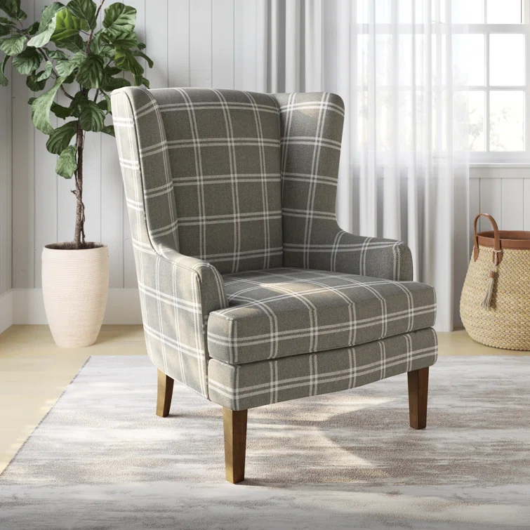 Desmond Upholstered Wingback Chair
