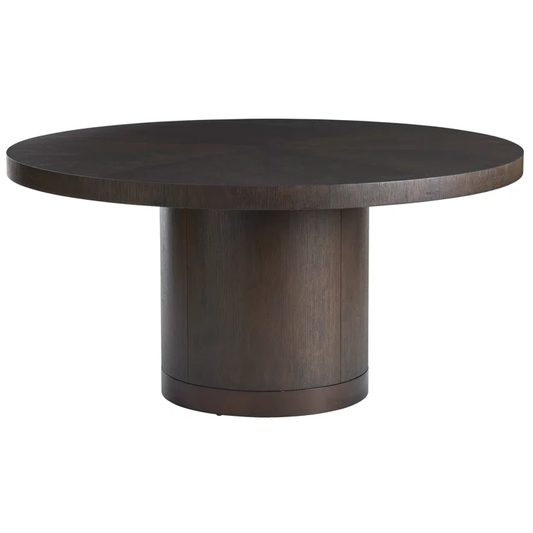 Park City Oak Round Solid Wood Top Dining Table