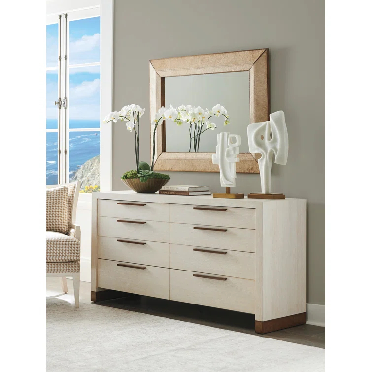 Carmel Solid Wood 70'' W 8 - Drawer Dresser