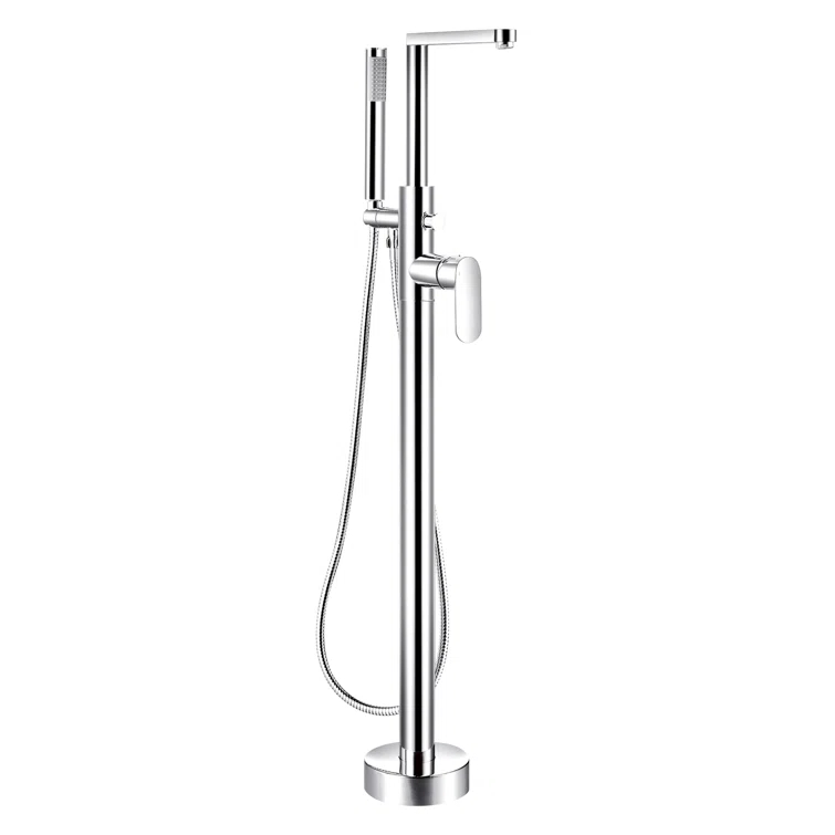 1 Handle Floor Tub Filler with Diverter