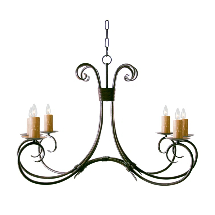 Meyda Lighting Elon 6 - Light Dimmable Empire Chandelier