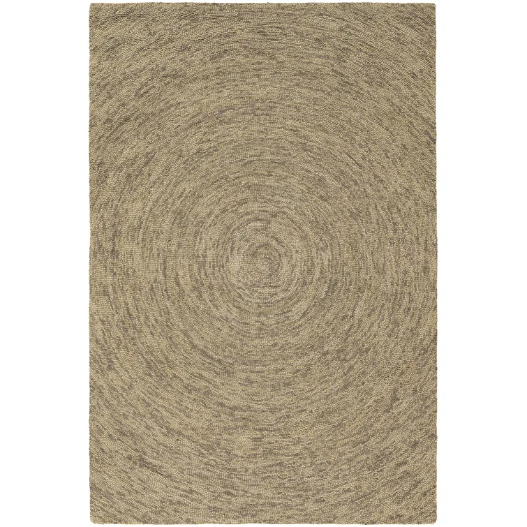 Galaxy Wool Area Rug in Brown And Tan