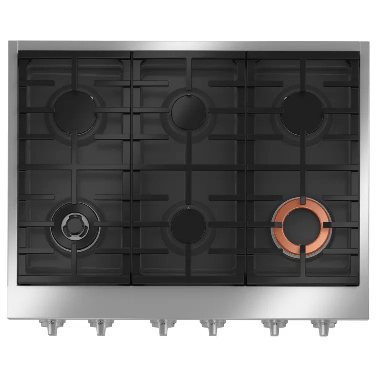 Café 36" Commercial-Style Gas Rangetop With 6 Burners (Natural Gas)