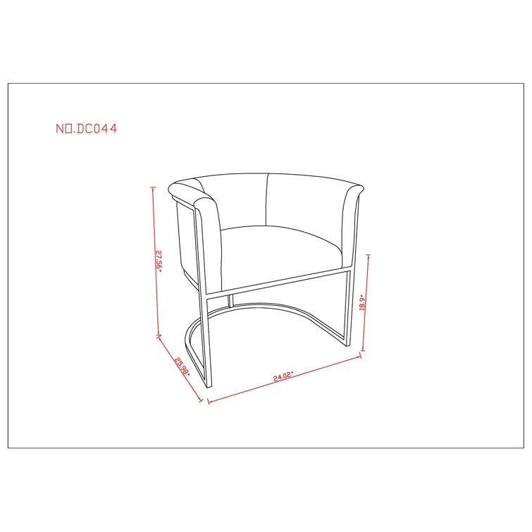 Virgil Faux Leather Upholstered Arm Chair