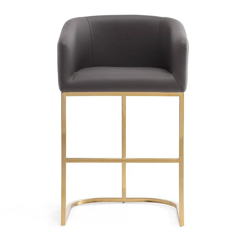 Bolland Upholstered Counter Stool with Metal Frame