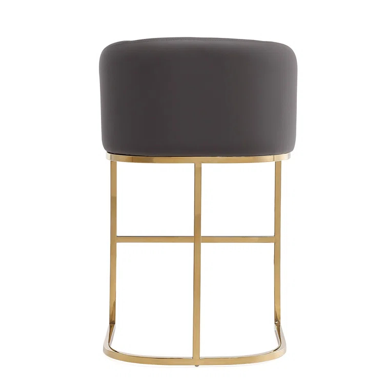 Bolland Upholstered Counter Stool with Metal Frame