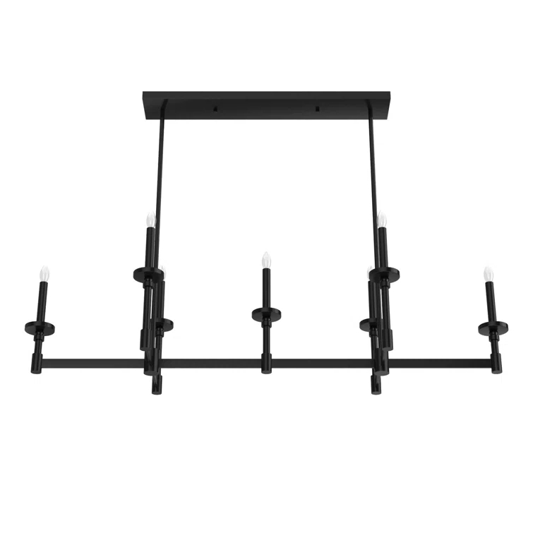 Briargrove 7 - Light Candle Style Modern Linear Pendant