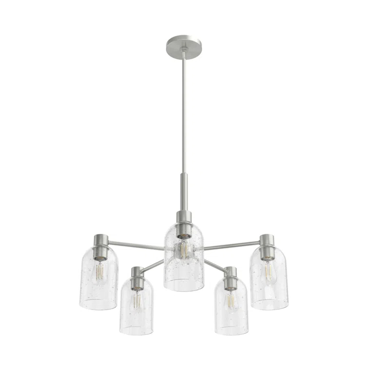 Hunter Fan Lochemeade 5 - Light Unique / Statemen Cylinder Chandelier