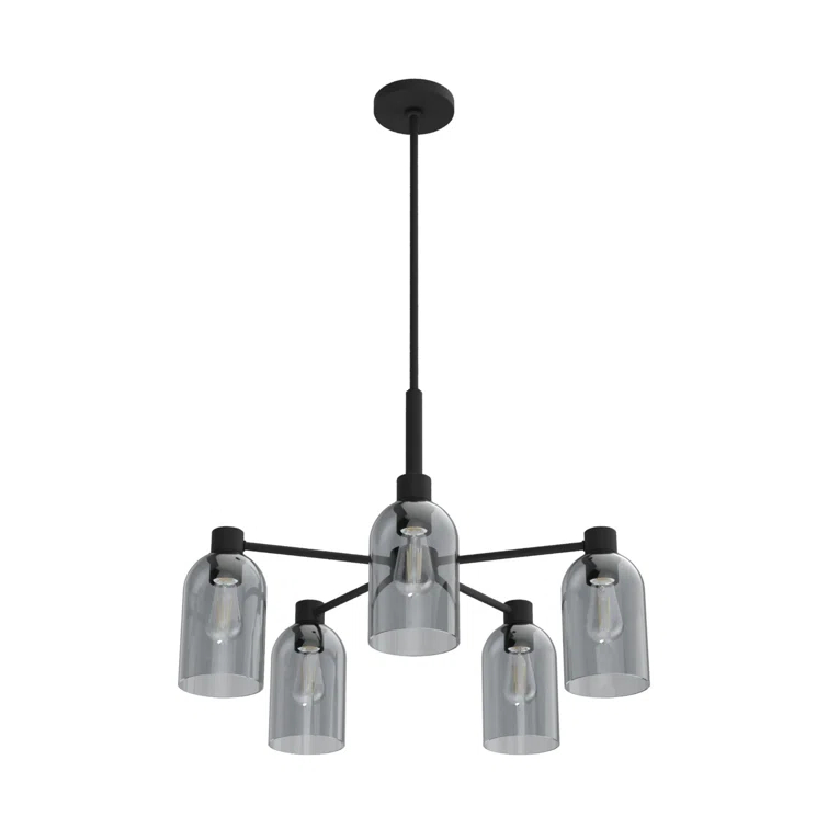 Lochemeade 5 - Light Unique / Statemen Cylinder Chandelier