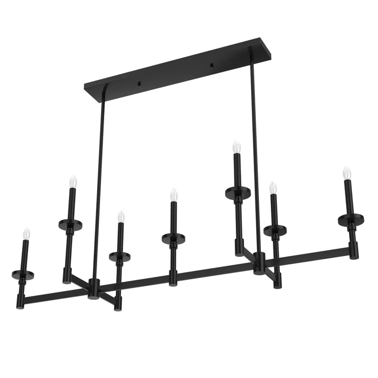Briargrove 7 - Light Candle Style Modern Linear Pendant