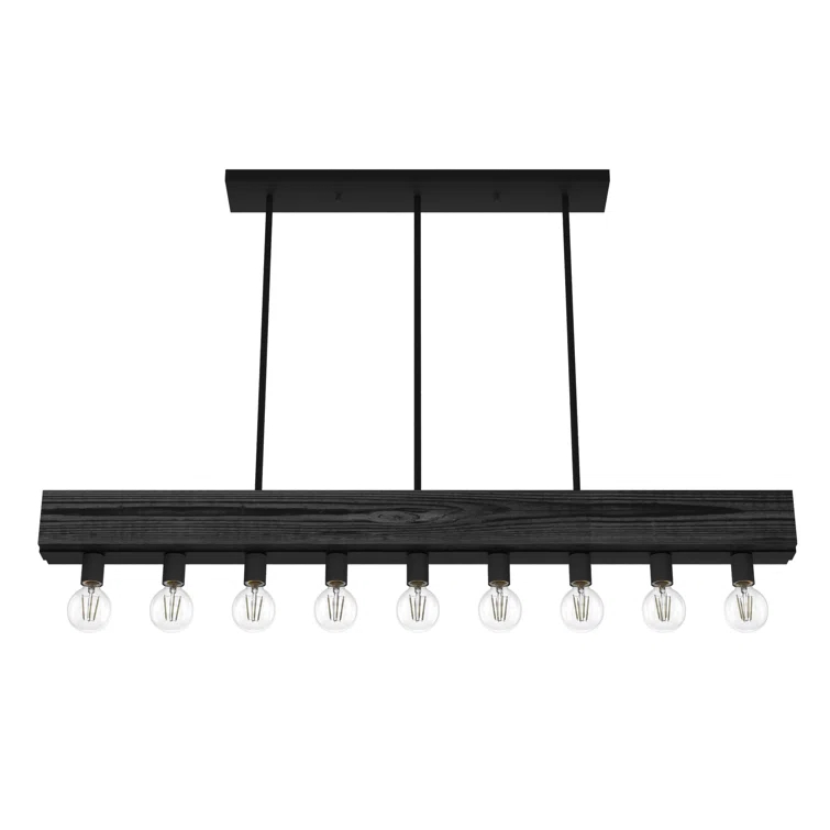 Hunter Fan Donelson 9 - Light Kitchen Island Linear Pendant
