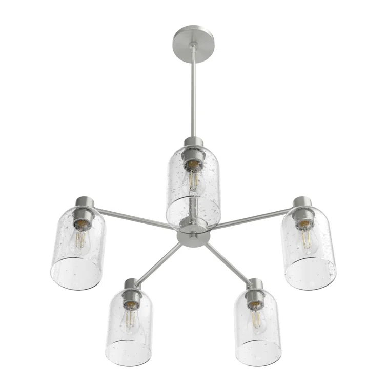 Hunter Fan Lochemeade 5 - Light Unique / Statemen Cylinder Chandelier