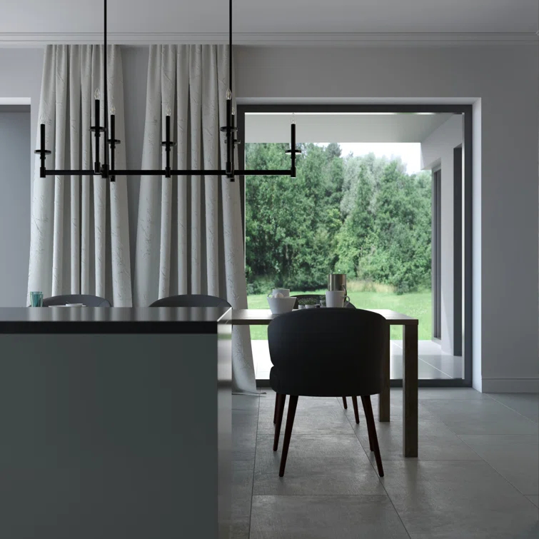 Briargrove 7 - Light Candle Style Modern Linear Pendant