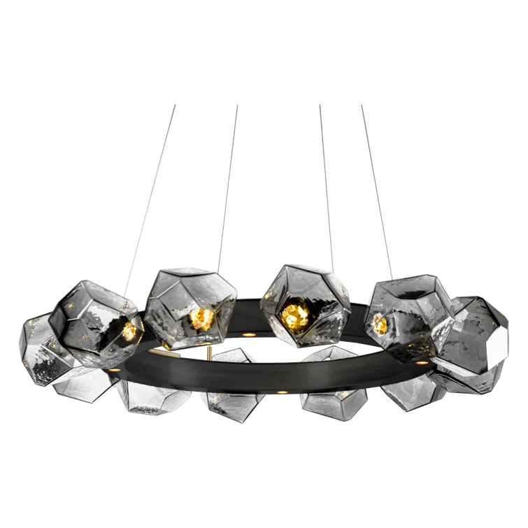 Gem Radial Ring Chandelier