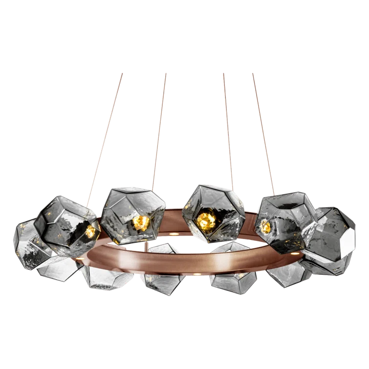 Gem Radial Ring Chandelier