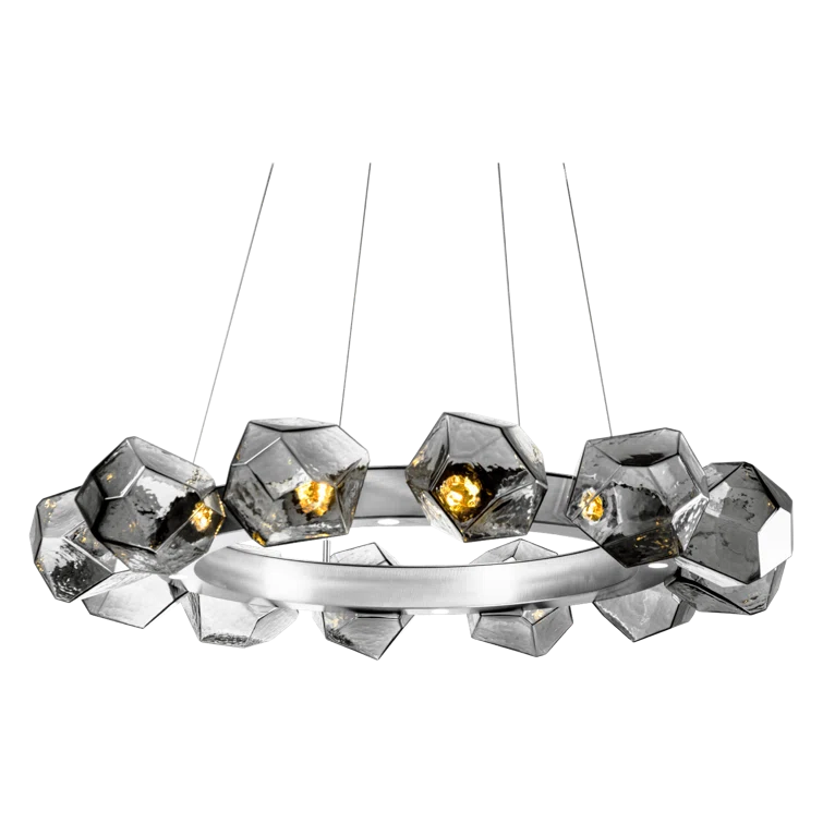 Gem Radial Ring Chandelier