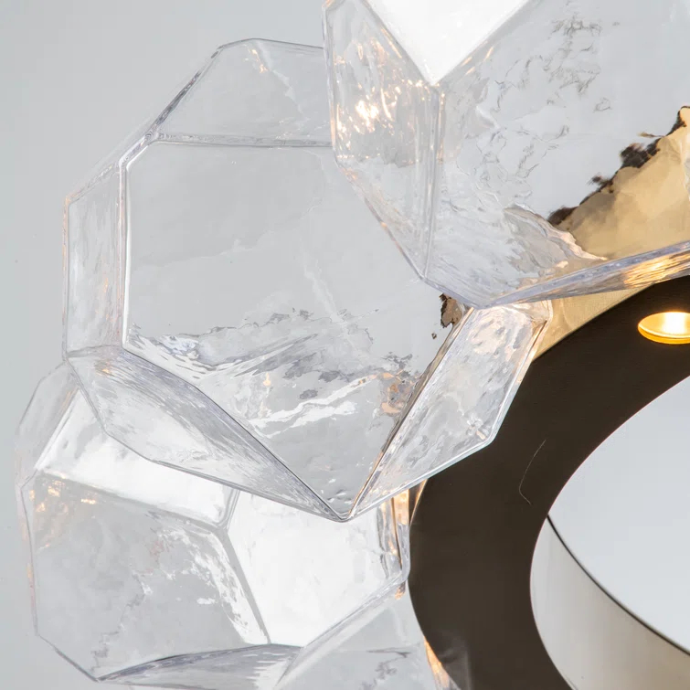 Gem 16 - Light Dimmable LED Wagon Wheel Chandelier
