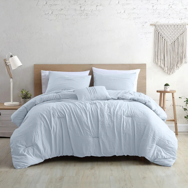 Modern Threads Modern Threads - Beck Comforter Set - Down Alternative Brushed Microfiber - Elegant All Season Bedspread Set - includes Comforter, Shams, & Decorative Pillow