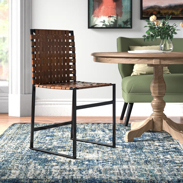 Augusta Genuine Leather Dining Chair