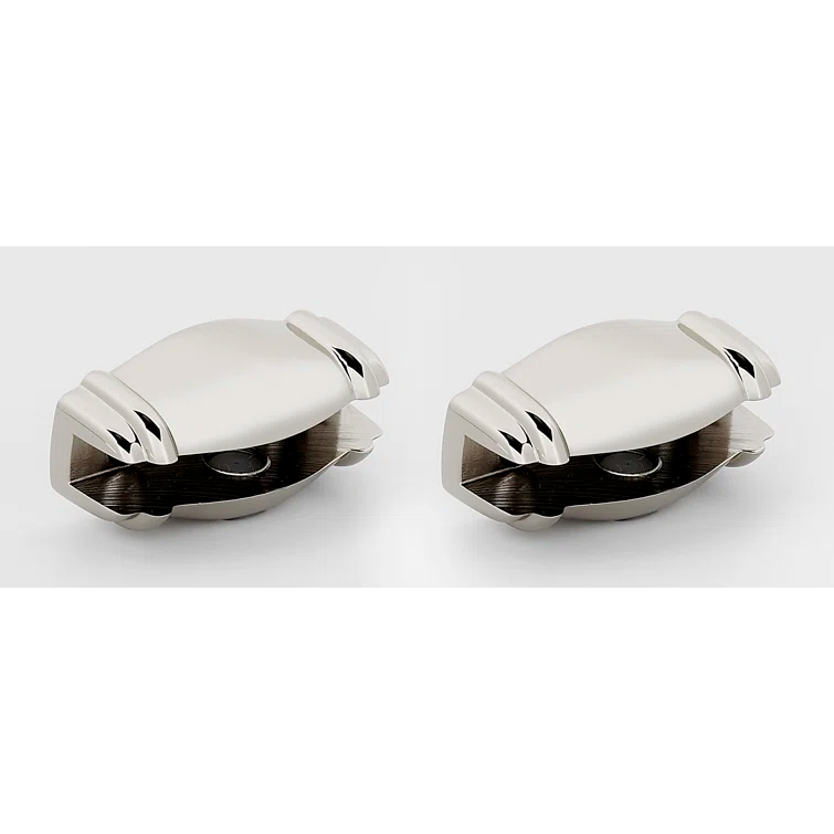 Polished Nickel Concealed Mount Shelf Bracket