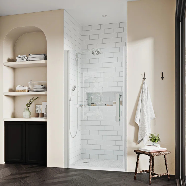 Endless Pasadena 32" W x 72" H Alcove Frameless Shower Kit