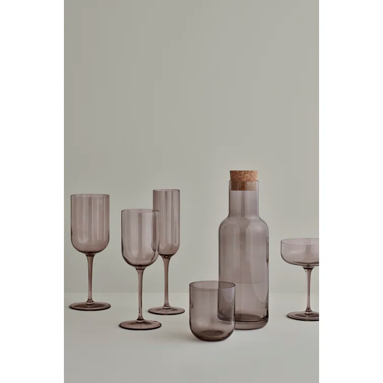 FUUM 9.5 oz. White Wine Glassware (Set of 4)