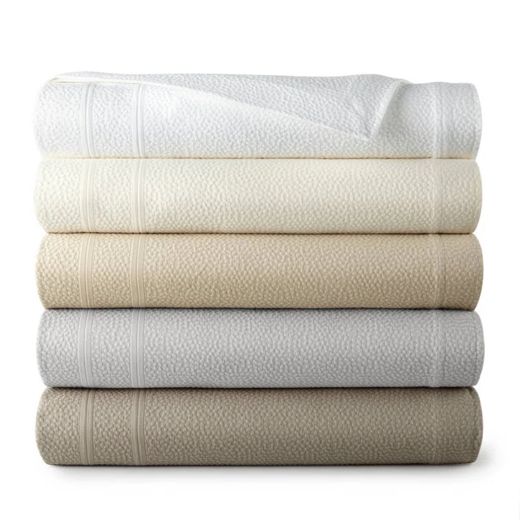 Peacock Alley Montauk 100% Cotton Coverlet