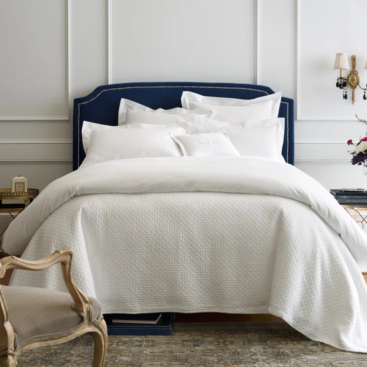 Peacock Alley Juliet Standard Cotton Modern & Contemporary Coverlet/Bedspread