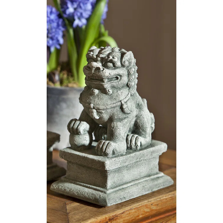 Temple Foo Dog Statue