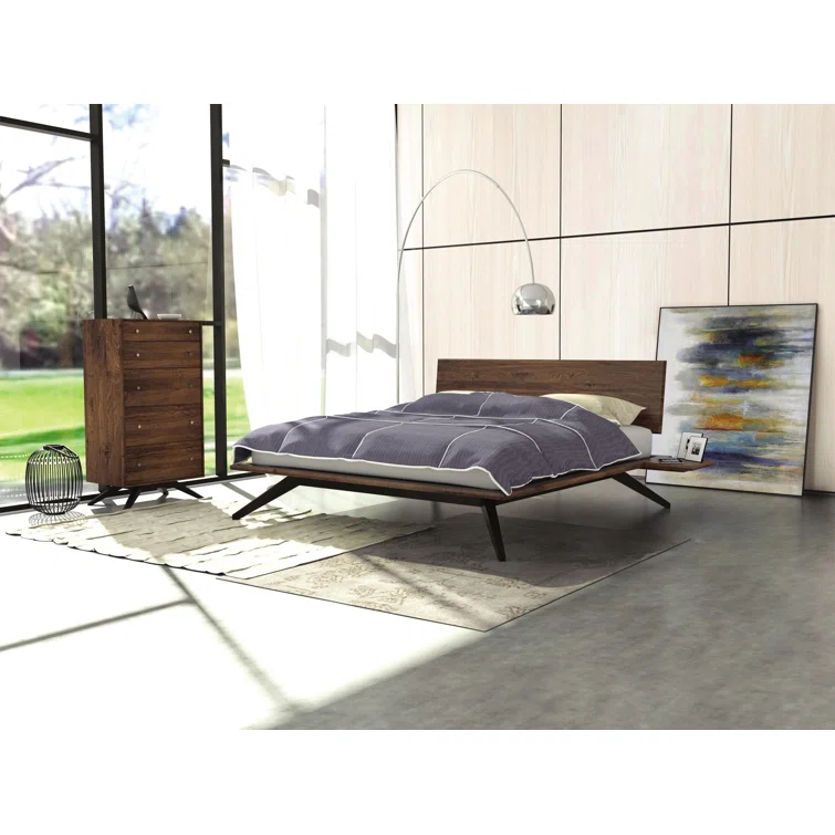 Astrid Wood Bed