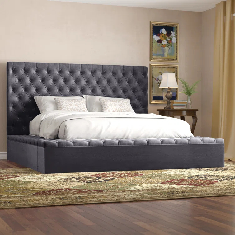 Johnnay Upholstered Platform Storage Bed