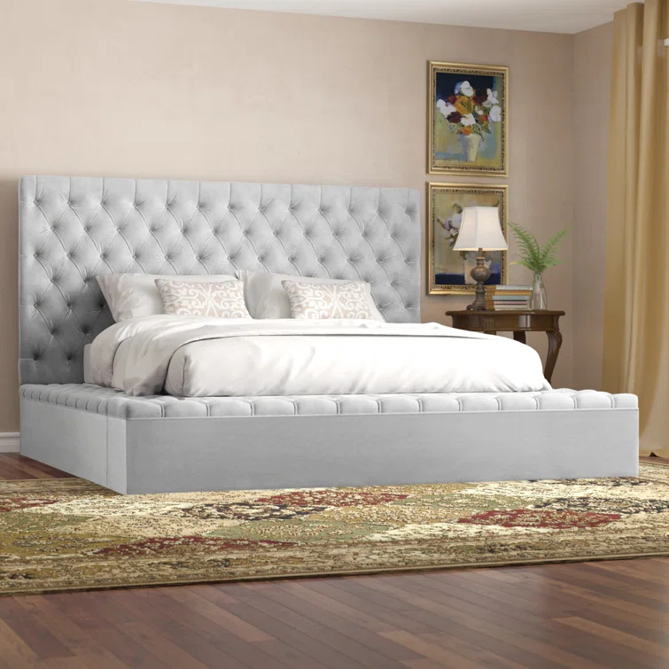 Johnnay Upholstered Platform Storage Bed