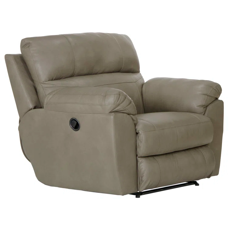 Alonii 45" Wide Leather Match Standard Recliner