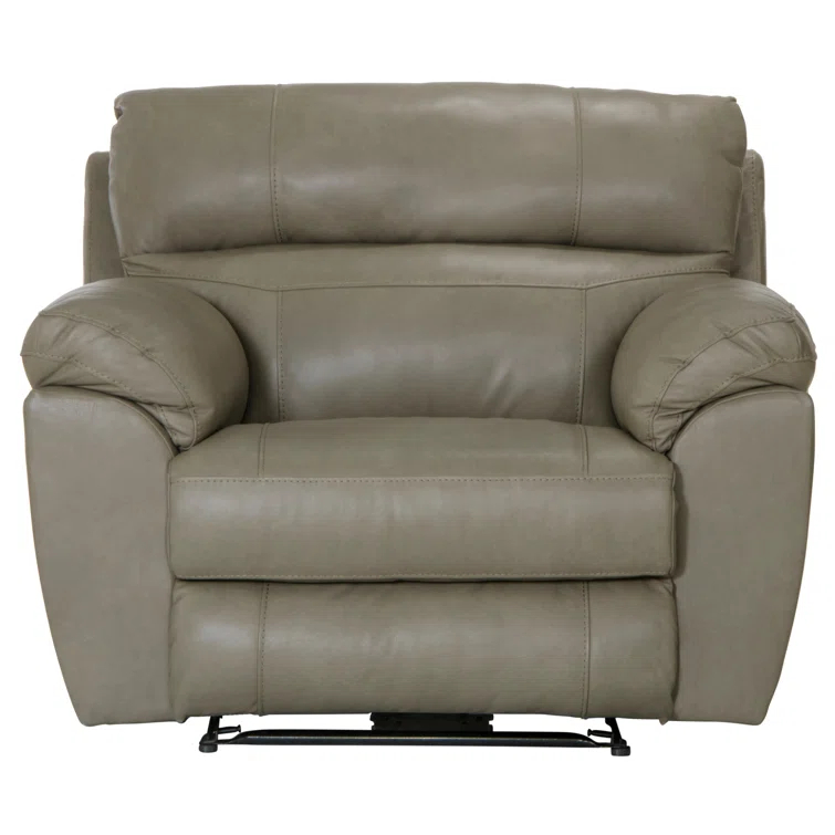 Alonii 45" Wide Leather Match Standard Recliner