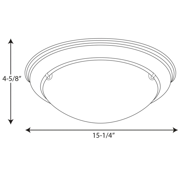 Eclipse Glass Flush Mount