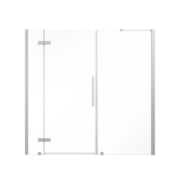 Ove Decors Endless Tampa 73" W x 72" H Alcove Frameless Shower Kit, Door, 2 Panel TA1460400