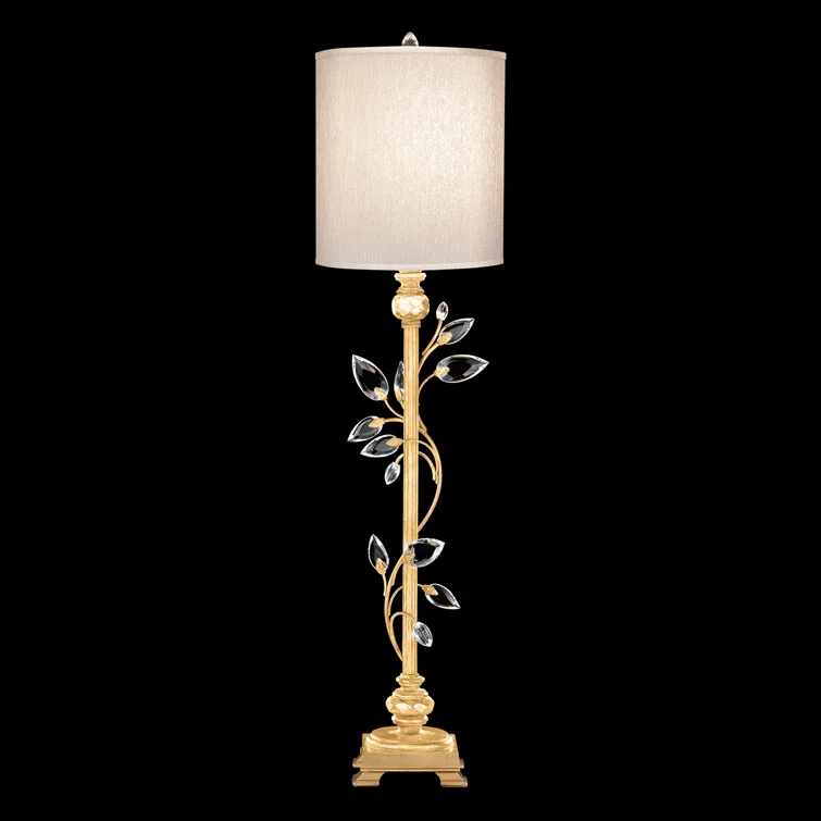 Crystal Metal Buffet Lamp