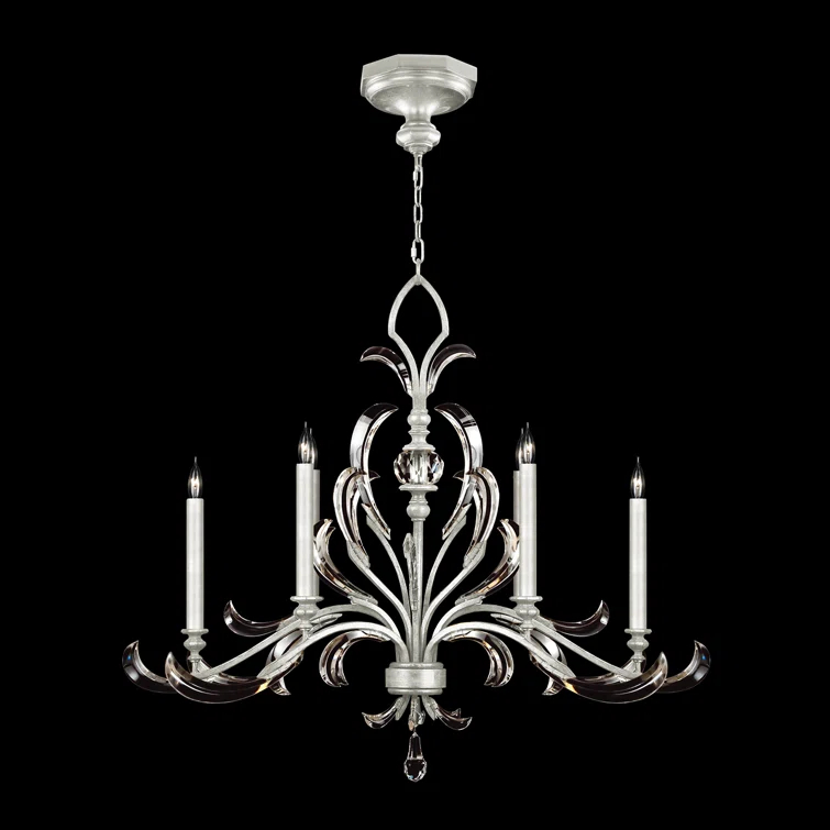 Beveled Arcs 6 - Light Classic / Traditional Chandelier