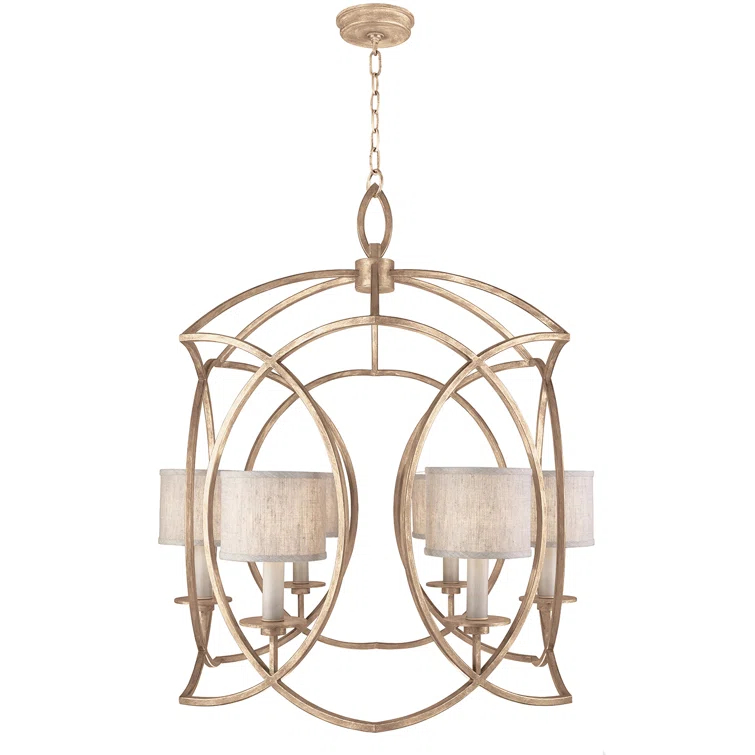 Fine Art Handcrafted Lighting Cienfuegos 6 - Light Geometric Chandelier
