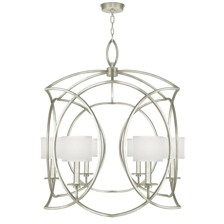 Fine Art Handcrafted Lighting Cienfuegos 6 - Light Geometric Chandelier